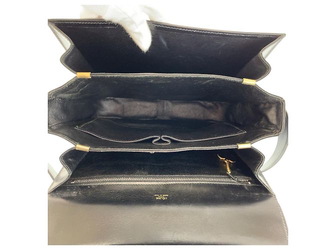 Céline Borsa a tracolla 2way in pelle CELINE Nero - vista 9