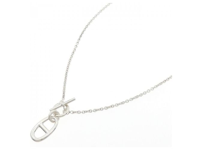 Hermès Collana Hermes Chaine dAncre 925 Silver Argento Metallico - vista 2