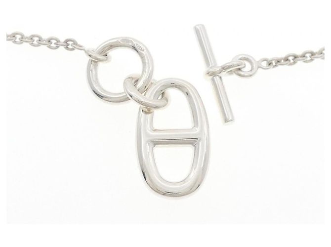 Hermès Collana Hermes Chaine dAncre 925 Silver Argento Metallico - vista 5