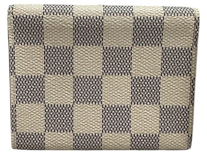 Tarjetero Louis Vuitton Enveloppe Damier Azur Blanco - vista 2