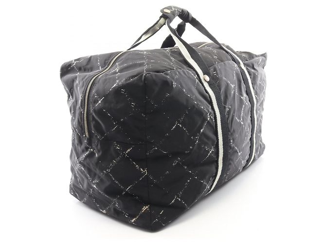 Borsa Boston Chanel Travel Line Nero - vista 2