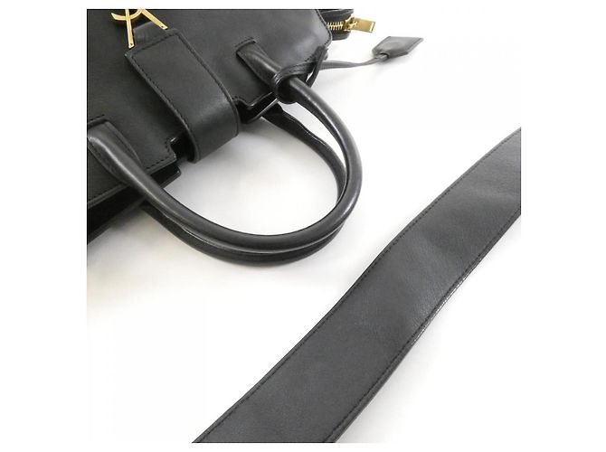 Yves Saint Laurent Borsa a tracolla Saint Laurent Downtown in scamosciato di vitello - vista 4