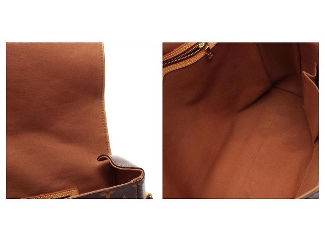 Borsa a Spalla Louis Vuitton Abbesses Monogram Marrone - vista 10