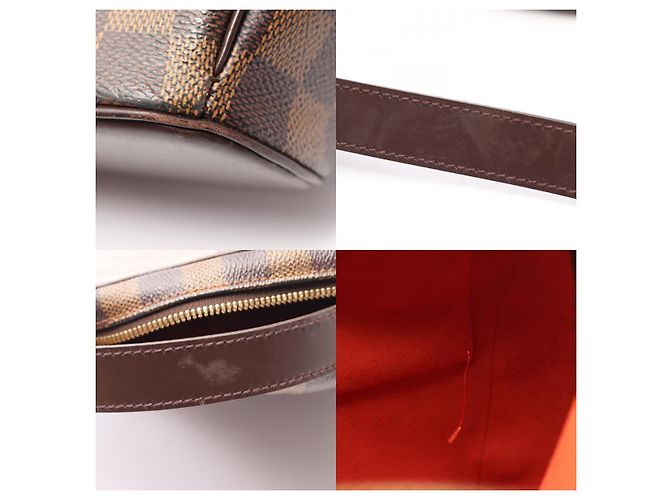Borsa a tracolla Louis Vuitton Ipanema GM Damier Marrone - vista 10