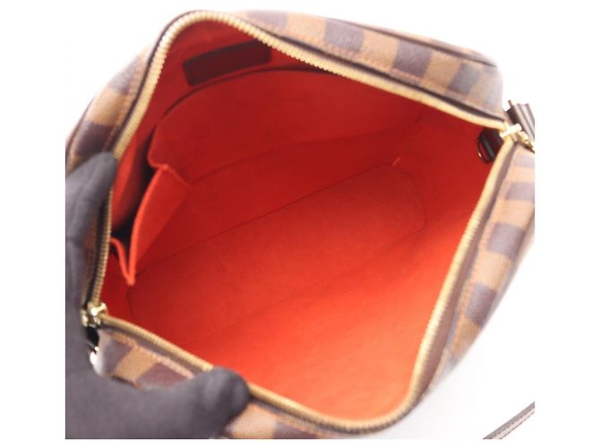 Borsa a tracolla Louis Vuitton Ipanema GM Damier Marrone - vista 3