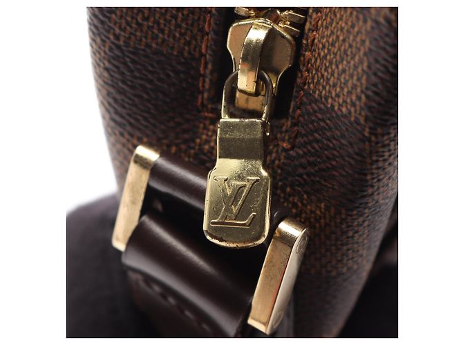 Borsa a tracolla Louis Vuitton Ipanema GM Damier Marrone - vista 7