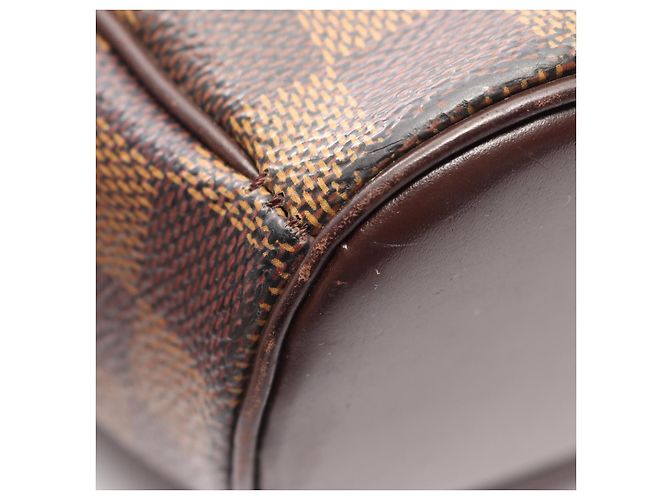 Borsa a tracolla Louis Vuitton Ipanema GM Damier Marrone - vista 9