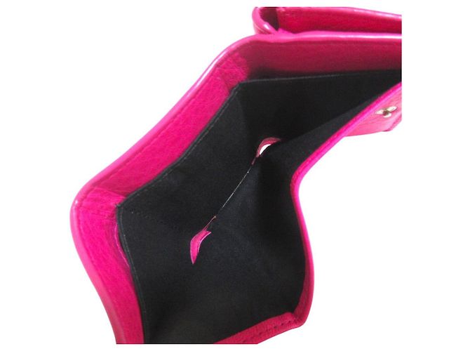 Cartera tríptico de piel Papier Balenciaga Rosa - vista 5