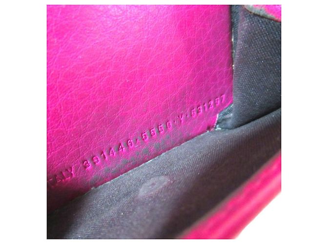 Cartera tríptico de piel Papier Balenciaga Rosa - vista 7