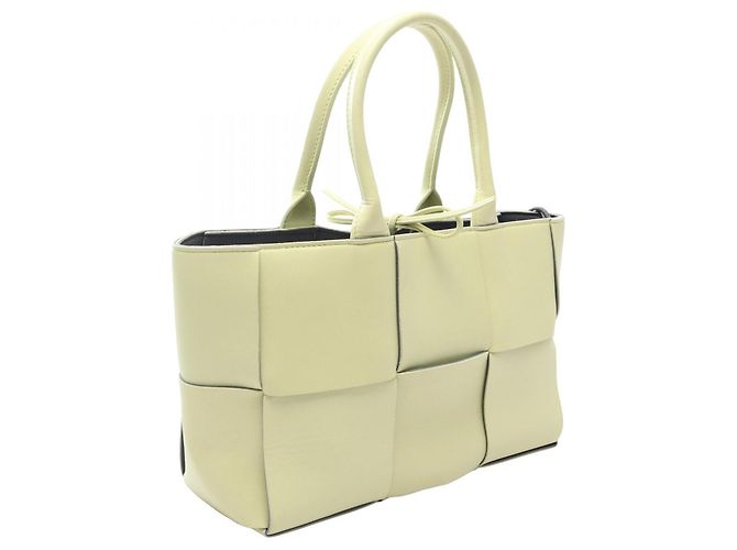 Arco Leder Tote Bag Bottega Veneta Gelb - Ansicht 2