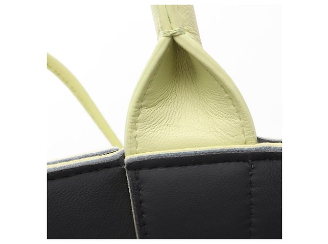 Arco Leder Tote Bag Bottega Veneta Gelb - Ansicht 7