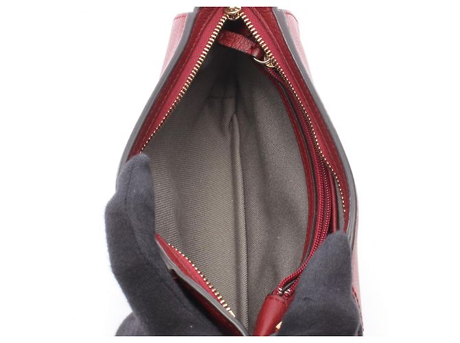 Clutch in pelle C de Cartier Marrone - vista 3