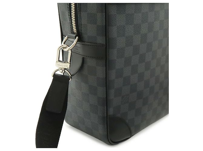 Portadocumenti Louis Vuitton Voyage Damier Graphite Nero - vista 4