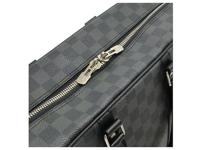 Portadocumenti Louis Vuitton Voyage Damier Graphite Nero - vista 7