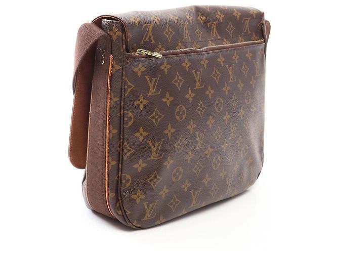 Borsa a Spalla Louis Vuitton Messenger Bobour MM Monogram Marrone - vista 2