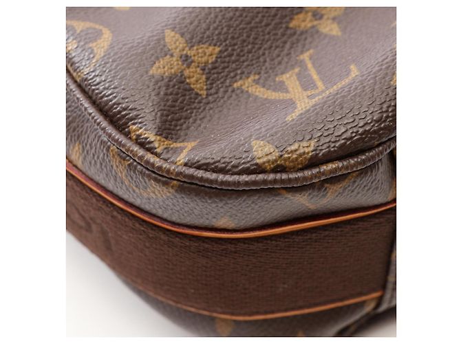 Borsa a Spalla Louis Vuitton Messenger Bobour MM Monogram Marrone - vista 6