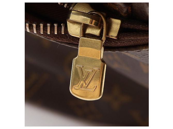 Borsa a Spalla Louis Vuitton Messenger Bobour MM Monogram Marrone - vista 7