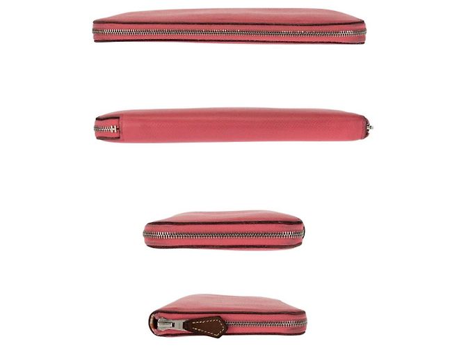 Hermès Hermes Azap Long Silk'in Pink Epsom Portemonnaie - Ansicht 10