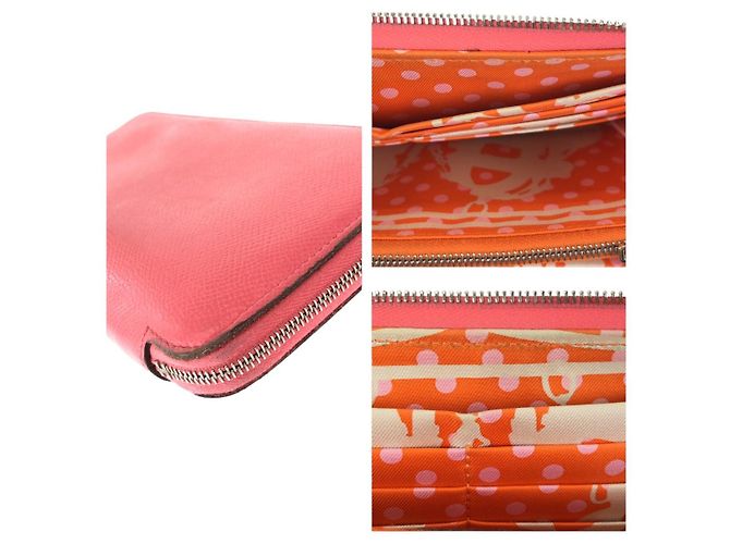 Hermès Hermes Azap Long Silk'in Pink Epsom Portemonnaie - Ansicht 7