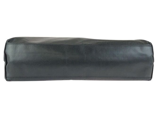 Prada Leder Nylon Tote Schultertasche Schwarz - Ansicht 10
