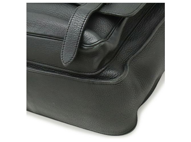 Hermès Borsa a tracolla Hermes Steve Buzas 35 in pelle nera Nero - vista 3