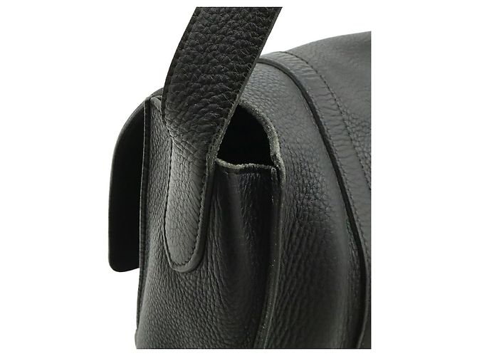 Hermès Borsa a tracolla Hermes Steve Buzas 35 in pelle nera Nero - vista 4