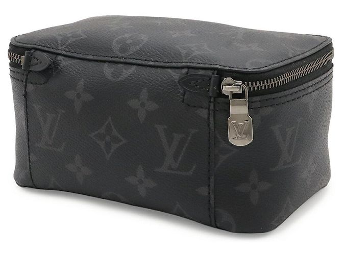 Pochette cosmetici Louis Vuitton Monogram Eclipse Cube PM Nero - vista 2