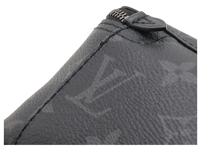 Pochette cosmetici Louis Vuitton Monogram Eclipse Cube PM Nero - vista 4