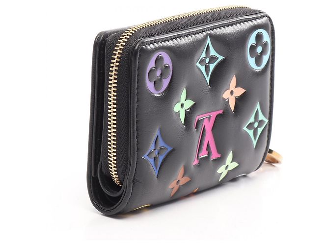 Louis Vuitton LV × TM Portefeuille Rue Leather Wallet Nero - vista 2