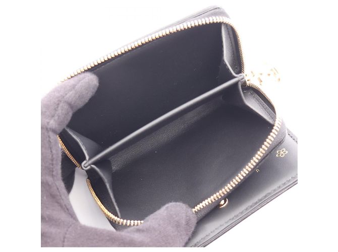 Louis Vuitton LV × TM Portefeuille Rue Leather Wallet Nero - vista 4