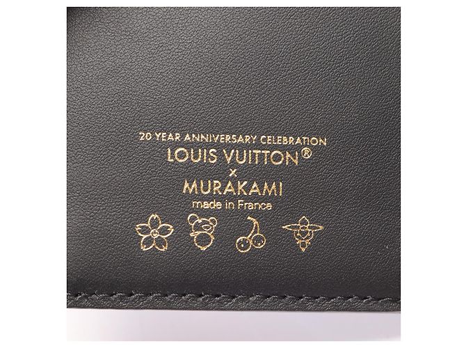 Louis Vuitton LV × TM Portefeuille Rue Leather Wallet Nero - vista 5