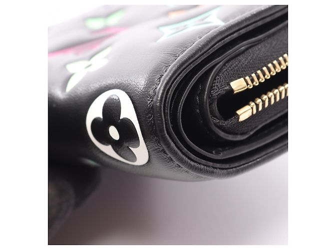 Louis Vuitton LV × TM Portefeuille Rue Leather Wallet Nero - vista 6