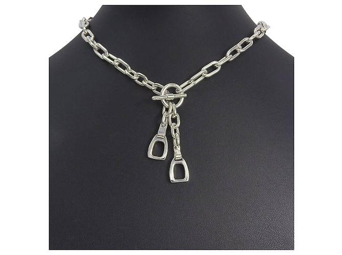 Collana Gucci Horsebit in argento Metallico - vista 2