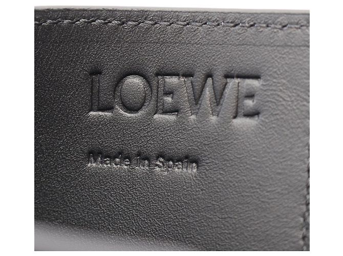 Tarjetero abierto Loewe de piel Negro - vista 4