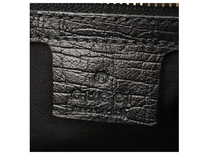Gucci GG Canvas Horsebit Schultertasche Schwarz - Ansicht 4