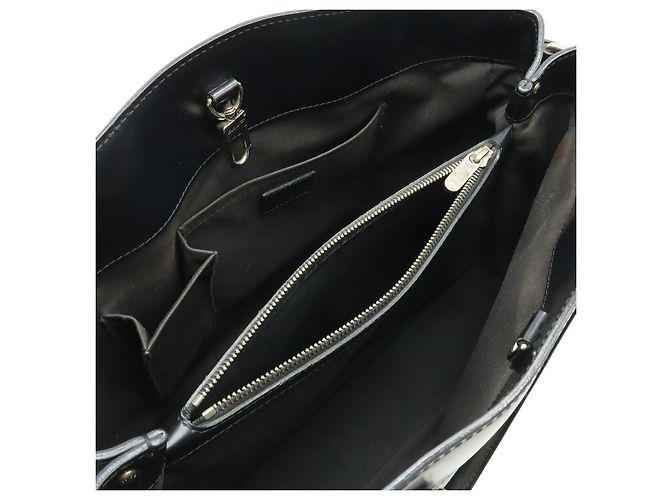 Borsa Tote Louis Vuitton Epi Passy GM Nera Nero - vista 5