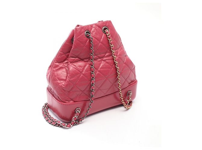 Chanel Gabrielle Small Lederrucksack Pink - Ansicht 5