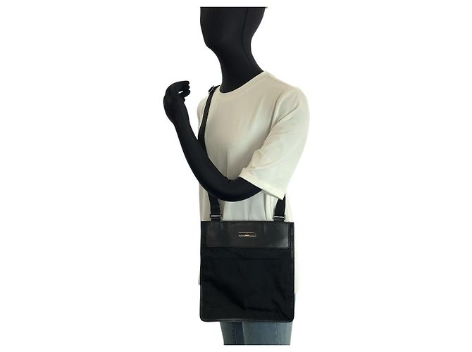 Borsa a tracolla in nylon Gucci Nero - vista 7