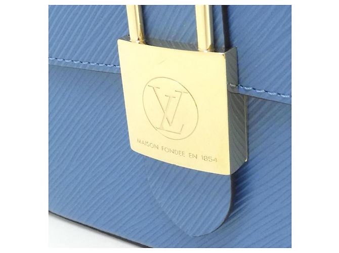 Borsa Louis Vuitton Epi Blu - vista 4