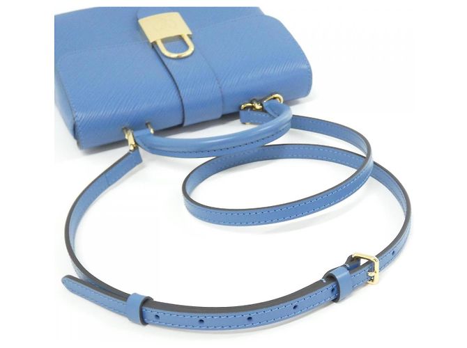 Borsa Louis Vuitton Epi Blu - vista 8