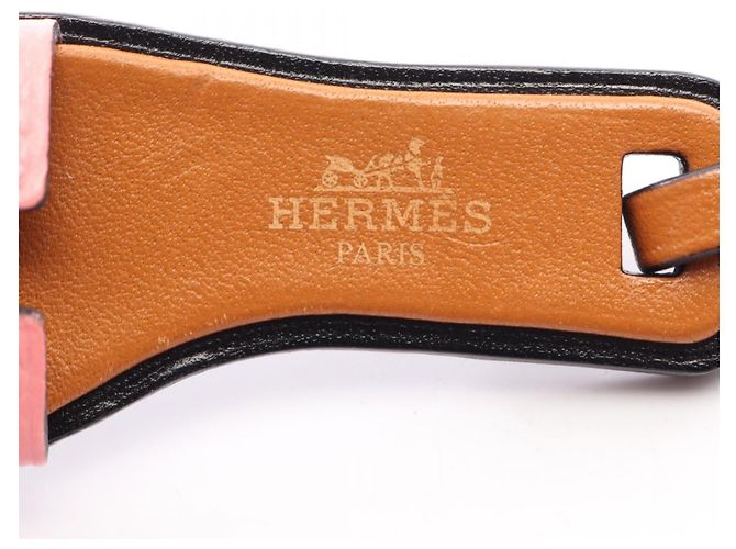 Hermès Pendente Charm Oran Nano Rose Confetti Hermes Rosa - vista 3