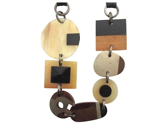 Collana Marni Marrone Beige - vista 3