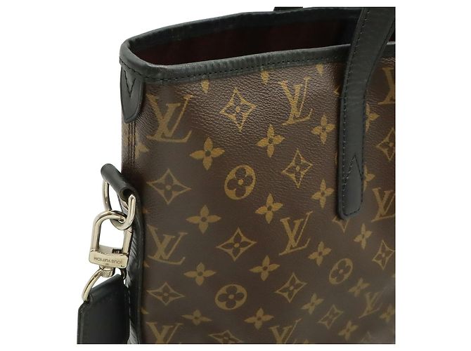 Borsa Tote Louis Vuitton Monogram Macassar Marrone - vista 4
