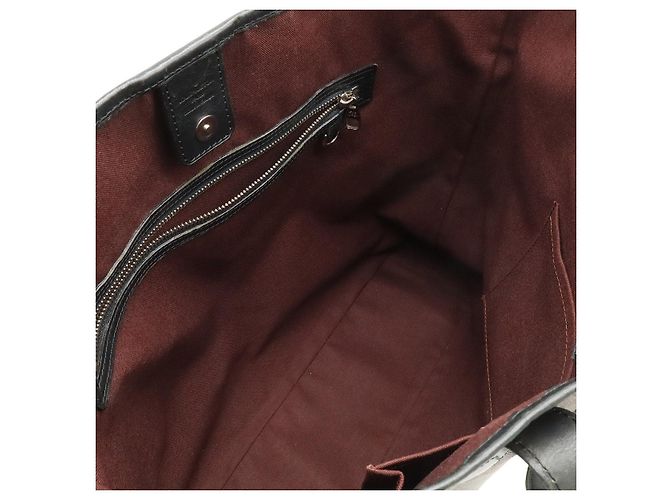 Borsa Tote Louis Vuitton Monogram Macassar Marrone - vista 8