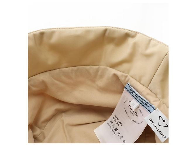 Cappello bucket in Re-Nylon Prada Marrone Beige - vista 10