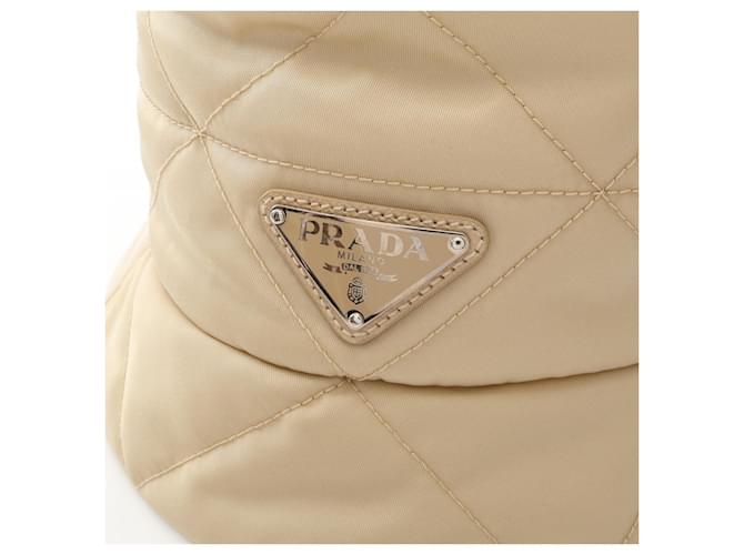 Cappello bucket in Re-Nylon Prada Marrone Beige - vista 8