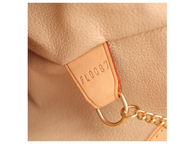 Borsa a tracolla Louis Vuitton Bucket GM in tela rivestita Monogram - vista 5