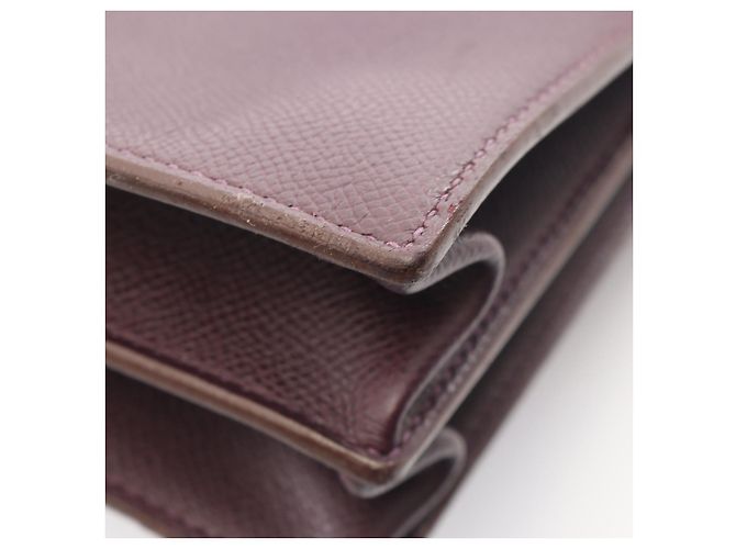Hermès Valigetta Hermes Leather Kelly Depeche 34 Porpora - vista 3