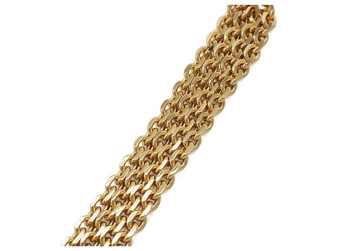 Fendi Leder FF Diamond Chain Wallet Clutch Schwarz - Ansicht 6