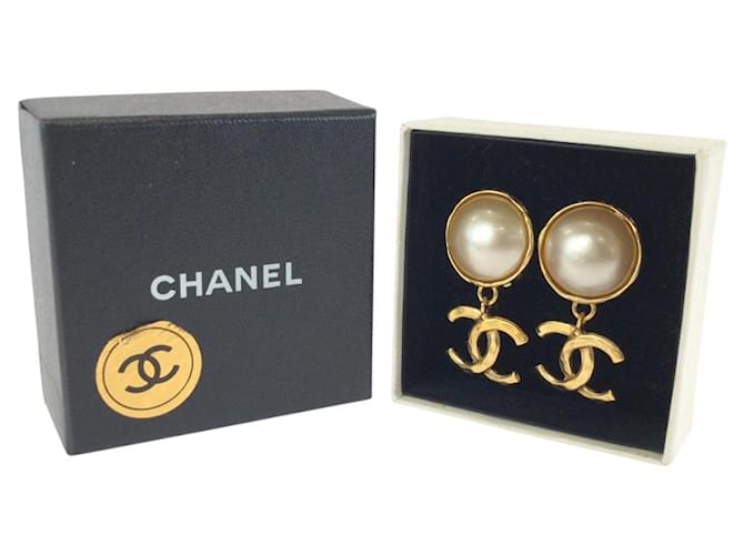 Orecchini a clip Chanel Coco Mark D'oro Metallico - vista 5